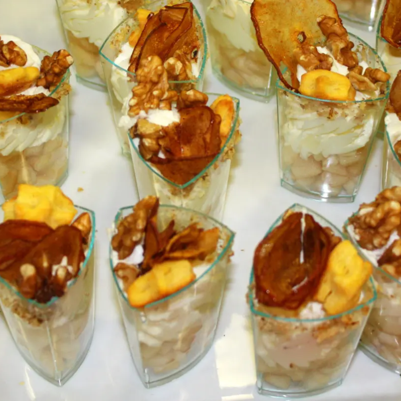 MOUSS DI FORMAGGIO CON LE&nbsp;PERE