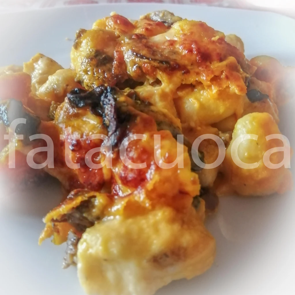 GNOCCHI PARIGINI ALLA CREMA DI ZUCCA E&nbsp;FUNGHI